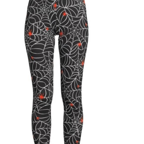 No Boundaries Juniors' Spiderweb Leggings - Picture 4 of 15